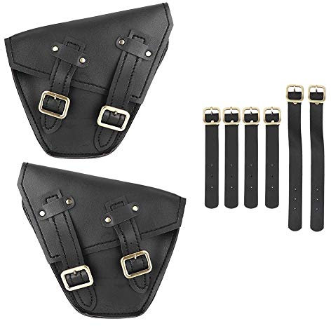 Broco 1 Paar Links Rechts Motorrad Side Lagerung Satteltasche Fit for Honda CMX 300 500 17-18 (Schwarz)