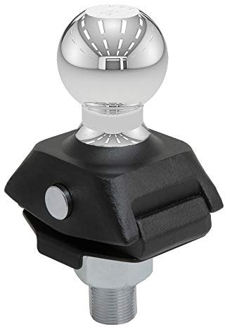 CURT 40248 RockerBall Kissen Anhängerkupplung Ball 3,4 kg, Durchmesser 2-5/16 Zoll, Schaft 1 Zoll