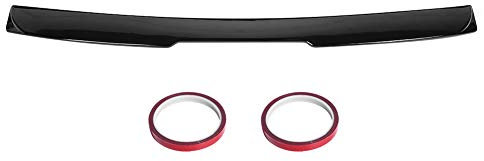 Dachflügel, Qiilu Dachflügel, ABS glänzend schwarz Heckscheiben-Dachspoiler Passend für 5er E60 M5 Limousine 2004‑2010