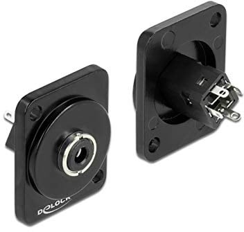 Delock D-Typ Modul 3,5 mm 3 Pin Klinkenbuchse zu Lötanschluss