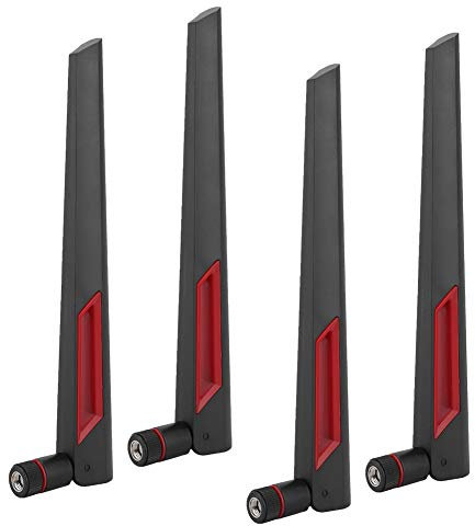 Sutinna 8dBi Dual-Band Wireless Router Antenna, 4PCS, Compatible with ASUS AC68U/AC88U/AC66U & WiFi Cards, RP-SMA Connector, 2.4/5GHz, Omni-Directional, 8dBi Gain
