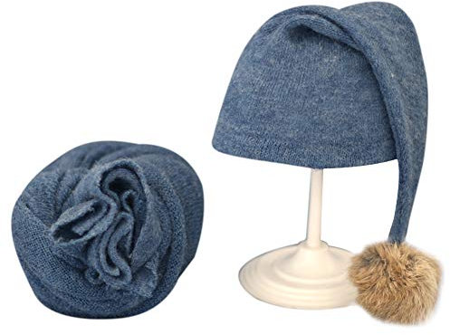 Baby-Foto-Zubehör, Decke, Stretch-Wrap, für Neugeborene, Umschlag, Fotografie, Babymütze, Foto-Requisiten, Neugeborene, Wrap, Shaggy, Blau