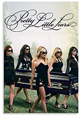 UYJH Filmposter Pretty Little Liars Leinwand-Kunst-Poster und Wandkunstdruck, modernes Familienschlafzimmer, 30 x 45 cm