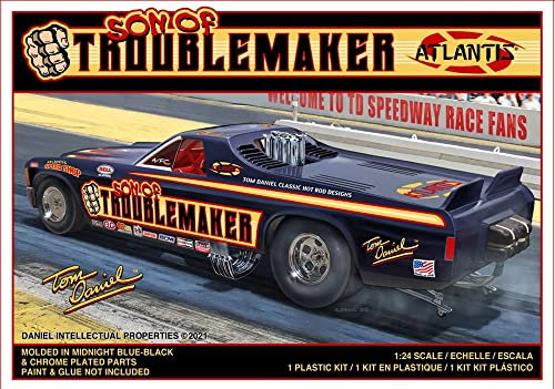 Atlantis - 1/24 Son of Troublemaker Chevy EL Camino Funny Car - Plastikmodellbausatz