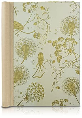 FAIRklemmt Klemmbinder Löwenzahn Naturleinen, A5, 16,5 x 22,0 cm