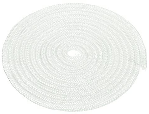 PATIKIL 13.12ftx1/4 Fibra Vetro Corda, Rotonda Intrecciata Corda Alta Temperatura Stufa Guarnizione Sigillo per Caldaia forni forni forni Fusione, Bianco