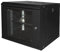 Armario Rack 19 9U Link Serie Light Color Negro con Puerta de Cristal (AxPxL) 450 x 400 x 530 mm Estante Incluido