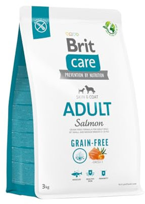 Dry food for adult dogs - BRIT Care Grain-free Adult Salmon - 3 kg