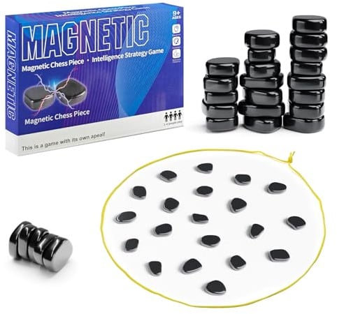 Gezimetie Magnetisches Schachspiel 20 Stück Für Familientreffen/Camping