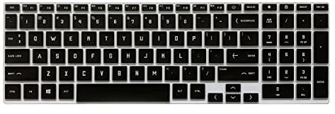 MiNGFi Silicone Keyboard Cover for HP Victus 16.1 16-d0000 16-e0000(2021) - Black