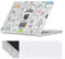Se7enline Compatible with 2022-2025 MacBook Air 13 Case M2 M3 M4 Design Hard Laptop Cover for Mac Air 13-inch A2681/A3113/A3240 M2 M3 M4& TPU Keyboard Cover(UK Layout) & Trackpad Protector,Clear Bulb