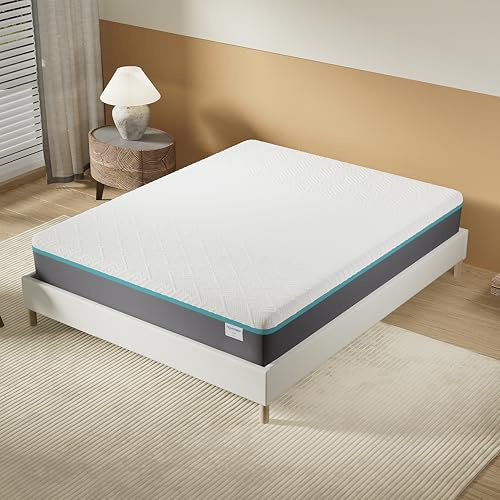 NOVEMBER – Matratze YPSILON 90×190 cm – Hybrid: Naturlatex & Memory-Schaum – 28 cm Höhe – Fester & erholsamer Halt – SANITIZED® (antibakteriell/milbenresistent)