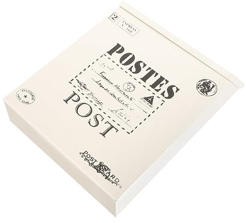 DOITOOL Vintage Wall Mailbox American Style Mailbox, Vintage Wall Mount Steel Mail Box Post Box for Garden Outside Coffee Shop Rustic Farmhouse （White） Hanging Mailbox with Lock