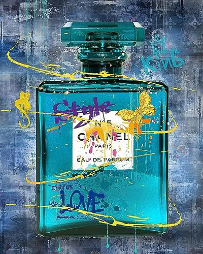 Kit de peinture à l'huile abstrait coloré cœur et fleurs 40,6 x 50,8 cm Cadeau photo