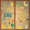 Leonshco 121 Blätter Ramadan Fensterbilder, Selbstklebende Ramadan Sticker PVC Stern Mond Fenster Deko, Eid Mubarak Dekoration Fenstersticker, Ramadan Dekoration für Kinderzimmer, Wohnzimmer, Etc