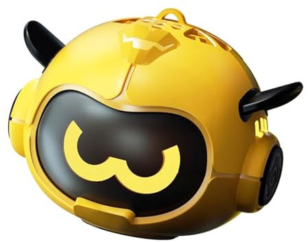 Noetoy PC-Lautsprecher, 360° HD-Stereo-Sound, Bluetooth 5.2, IPX7 Wasserdicht, für Jungen, Gaming, PC, tragbar, kabellos, für Outdoor, Wandern, Reisen - Silber