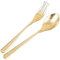 KICHOUSE 1set Posate Ottone Per Cucina Occidentale Cucchiaio Forchetta Utensili Eleganti Per Cene Feste e Eventi Speciali