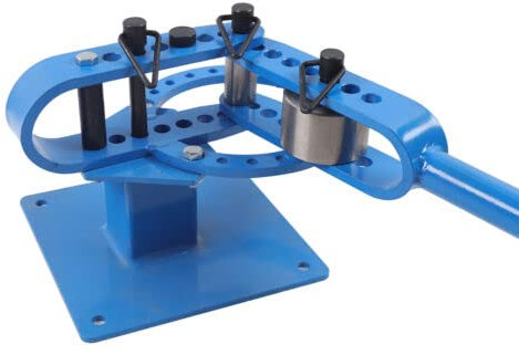 Winkelbieger Biegemaschine Biegegerät Winkelbiegegerät Metallbieger 48 Mm 200°,zum Biegen von Rohren aus Baustahl,in der Bauindustrie, Chemieanlagen, Zentralheizung, Schifffahrt, Maschinenbau