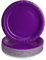 PARTY GO 50 platos de papel de 9 pulgadas para cena y postre, platos desechables para fiestas, graduaciones, vacaciones, bodas, fiestas de cumpleaños, baby shower, decoraciones color morado oscuro