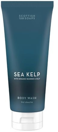 Scottish Fine Soaps Sea Kelp Body Wash 200ml – Exfoliating Body Wash with Lactic Acid and Sea Kelp Extract