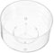 Garneck 100pièces Bougeoirs Plastique Transparent Supports De Bougies Ronds Pour Bougies Chauffe-plat Pour Décorations Maison Anniversaires Et Mariages