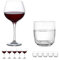 Avilia Bicchieri Acqua Vetro – Set Bicchieri 12 Pezzi con 6 Calici Vino Rosso 58 cl e 6 Bicchieri Vetro 27 cl