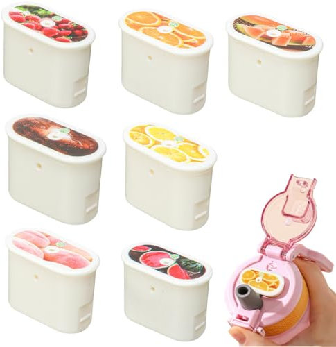 VPOUERY 7 Pods Cialde Aromatiche Compatibili Air Bottiglia d'acqua,Cialde Aromi Frutta Profumate,Cialde Aromatiche
