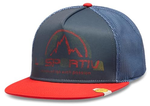 LA SPORTIVA Herren Damen Unisex Basecap Kopfbedeckung LS Trucker Cap, Farbe:Mehrfarbig, Größe:S/M, Artikel:-324646 Mountain red/Night Sky