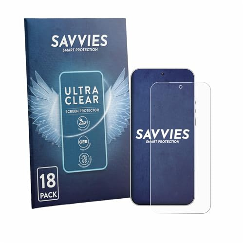 Savvies 18 Stück Schutzfolie für Xiaomi Leica Leitzphone Displayschutz-Folie Ultra-Transparent