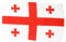 Flaggenfritze Flagge/Fahne Georgien + gratis Sticker