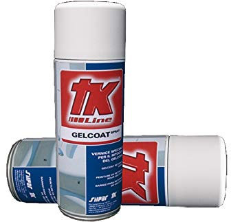 gelcoat Spray pour retouche TK 400 ML réparation Verre résine Bateau carénage