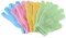 4 Paar Dusch-Peeling-Badehandschuhe - Nylon Exfoliating Handschuhe FüR KöRperpeeling, Entfernt Tote Hautzellen, FöRdert Durchblutung, FüR Alle Hauttypen, Elastisch Und Bequem, ZufäLlige Farbe