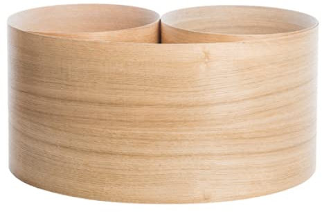 Nordlinger Pro Placage Bois - Feuille de placage chêne Non encollé, Dimension 25cmx2,5ml, Essence de Bois véritable FSC