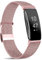 Amzpas Kompatible Für Inspire Armband/Inspire HR Armband, Metall Edelstahl Ersatzarmband mit Magnetverschluss für Inspire/Inspire HR (04 Rosa, S)