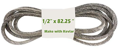 1 / 2x 82,25 Courroie de tondeuse à gazon avec Kevlar pour Murray 037X43MA; AYP 161597 140067 140294; Husqvarna 531300773 532140067 531300768; Craftsman 24103; Jonsered 532140294; Toro 119-8821