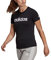 adidas Damen Essentials Slim Langarm T-Shirt, Black/White, XL