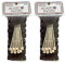16 pc Vintage Style Hair Roller Mini Small Brush Rollers Mesh Curlers Bristles 2x 1/2 Flexible Locking Pins Small Curls Short Hair
