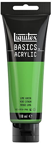 Liquitex Basic Acrylic - Tubo de Pintura Acrílica, 118 ML, Verde (Verde Lima Nuevo)