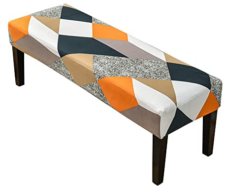 CHNSHOME Bankbezüge Esszimmer Bankbezüge Stretch Sitzbezug für Sitzbank Esszimmer Seitenbank Schonbezug Bankschoner für Wohnzimmer Schlafzimmer Küche
