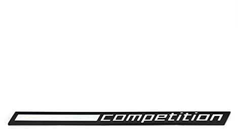 QAZWSXD swaiwai 3D-Wettbewerb Logo Auto Aufkleber Emblem Abzeichen kofferraumaufkleber fit for BMW Thunder Edition M1 M2 M3 M4 M5 M6 M7 M8 x3m x4m x5m x6m Aufkleber (Color Name : L Competition)