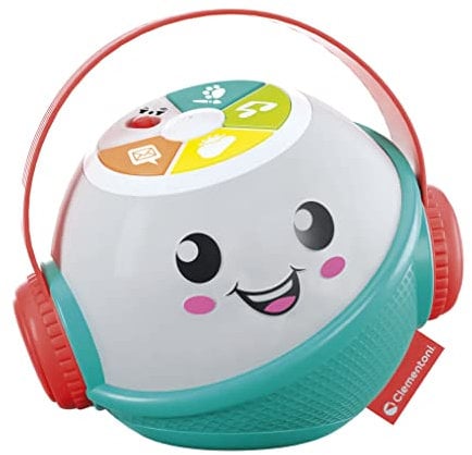 Clementoni - Dixi Mots-Jeu Enfants 9 Mois, Éducatif Petite Enfance, Électronique Parlante en Italien avec Musique Et Comptines, Multicolore, 17735