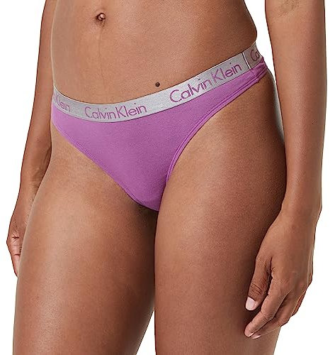 Calvin Klein Perizoma Donna Tanga, Viola (Amethyst), XS