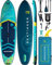 Skatinger Super breites aufblasbares Stand Up Paddle Board, Ultra-stabiles, breites SUP für 2 + 1 Personen/Familie/große Größe mit Schultergurt, 100 l Rucksack, Rundum-Sup-Board, US-Flosse