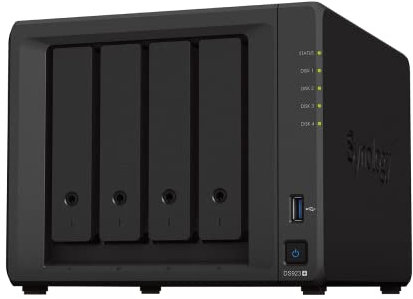 Synology DS923+ 32TB 4 Bay Desktop NAS Solution installed with 4 x 8TB HAT3300 Drives