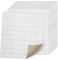 Sonnewelt 3D Tapete Selbstklebend 20 Stück, 3D Wandpaneele 77x70cm,Tapeten Wohnzimmer Wasserdicht PE-Schaum,Wandaufkleber Wanddekoration,Wandtapete für Waschküche Küche.Wallpaper（Weiß）