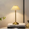 BomKra LED Tischlampe Akku,Tischleuchte Kabellos Dimmbare mit Touch Control,3 Lichtmodi,Wiederaufladbar Tischlampe mit USB,Metall Tischlampe Outdoor für Schlafzimmer Bar Restaurant (Vintage Gold)