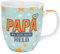 GRUSS & CO Tasse mit Motiv Papa | Tasse mit Spruch, Kaffeetasse, Porzellan, 40 cl | | Geschenk Vatertag, Männergeschenk, Geschenk Papa | 48585