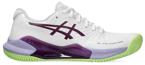 Asics Damen Gel-Challenger 14 Padel Sneaker, White Deep Mauve, 39 EU