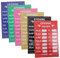 ULTECHNOVO Panneaux Douverture De Magasin - 6 Autocollants Horaires Douverture - Pvc Autocollants Amovibles Pour Magasin Banque - Panneaux Horaires Pratiques