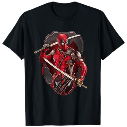 Marvel Studios Deadpool & Wolverine MERC with Katanas T-Shirt